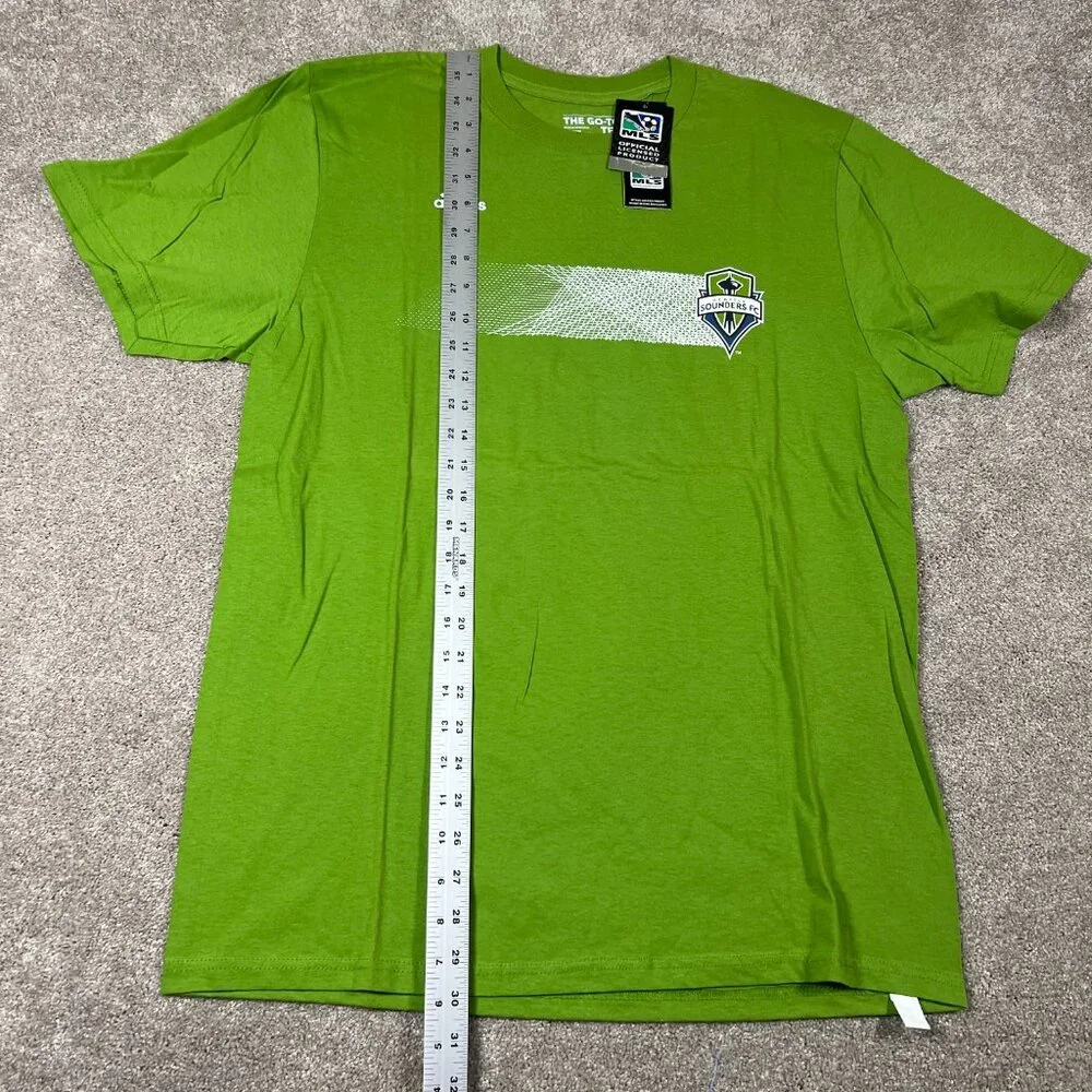 Adidas Mens L‎ Green Seattle Sounders FC MLS Clint Dempsey #2 The Go-To Tee NWT